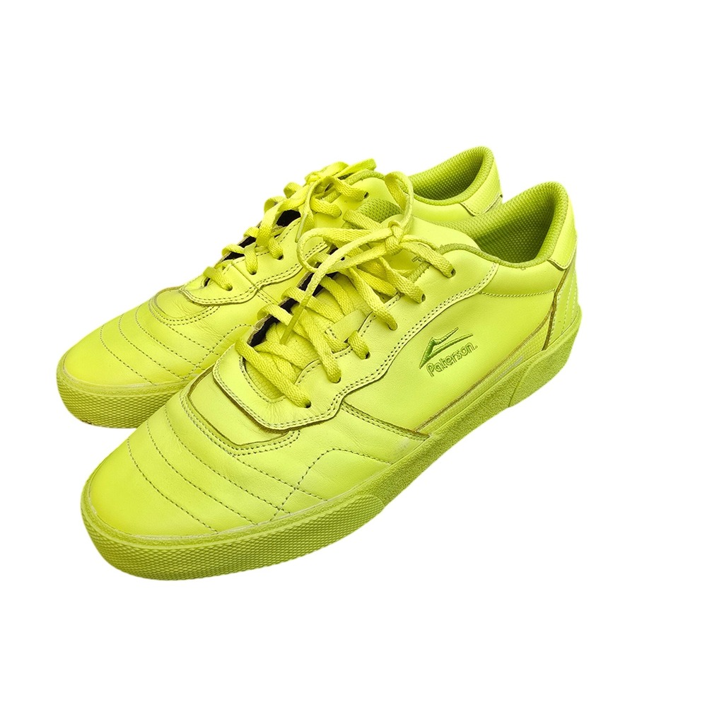 Lakai Paterson Cambridge Skate Shoes Lime Green Leather Sneakers Mens Size‎ 10.5
